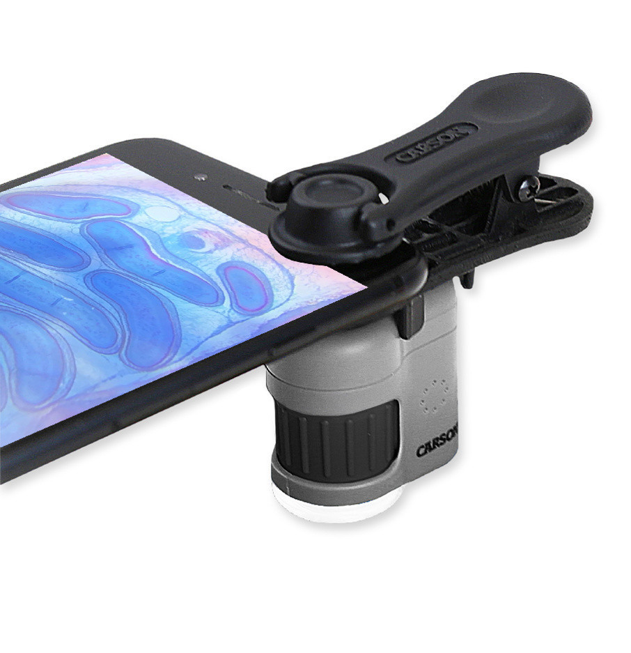 Mikroskop Carson MiniLED 20x Smartphone adapter
